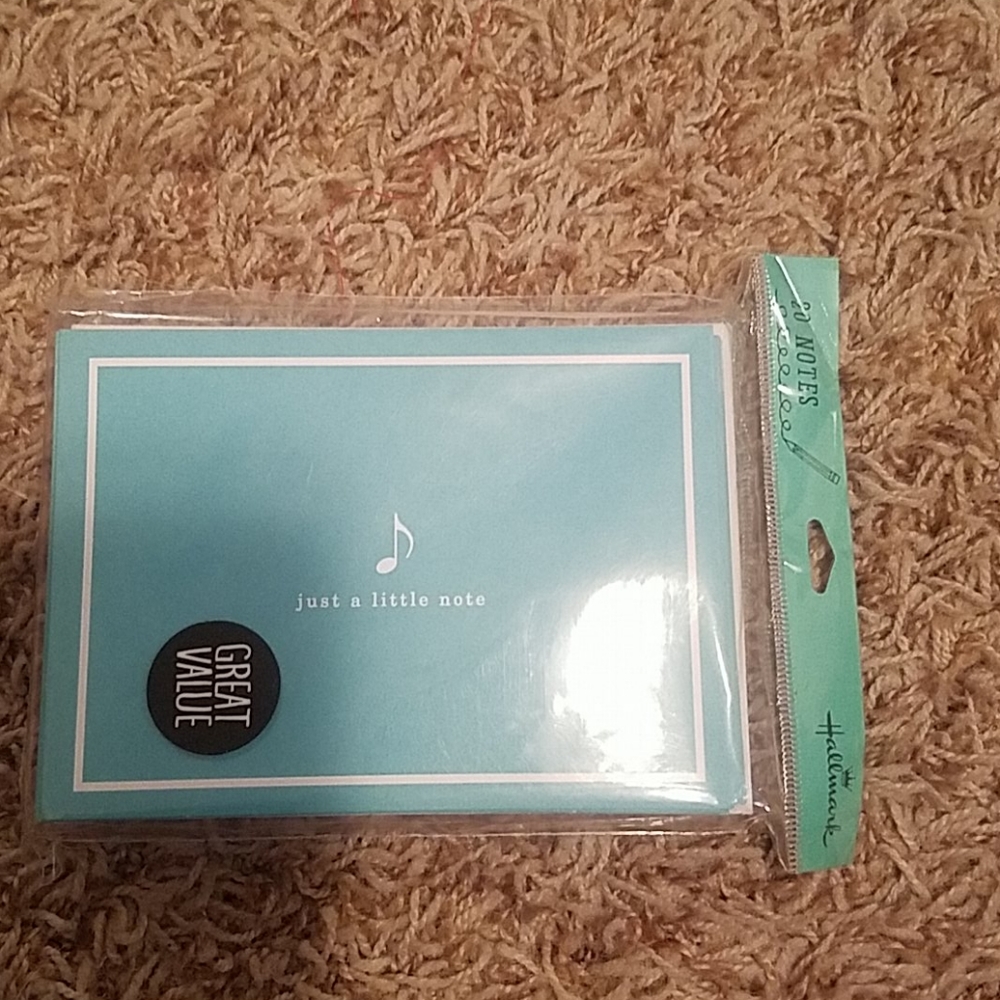 Hallmark Stationary blank inside quantity 20